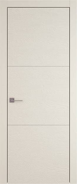 Межкомнатная дверь Tivoli В-3, цвет - Жемчужная эмаль по шпону (RAL 1013), Без стекла (ДГ)