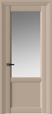 Дверь Dinastia Neo Classic Decoro Серый цемент эмаль (RAL 060-70-10) со стеклом