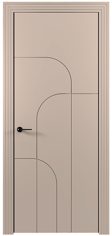 Дверь Arco Moderno Грязный Белый эмаль (RAL 070-90-05) без стекла