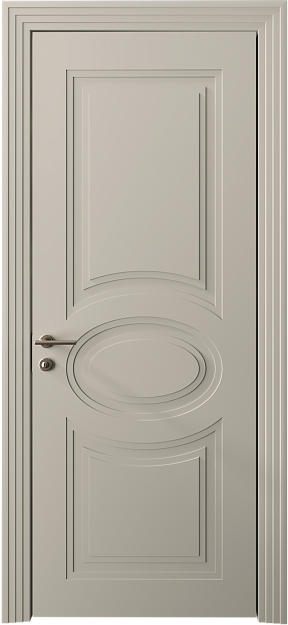 Межкомнатная дверь Florencia Neo Classic Scalino, цвет - Жемчужная эмаль (RAL 1013), Без стекла (ДГ)