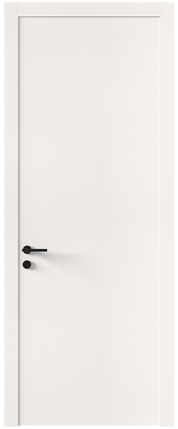 Межкомнатная дверь Tivoli А-1, Без стекла (ДГ), цвет - Белоснежная мягкая шагрень