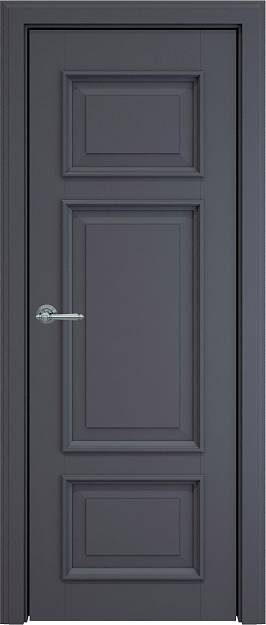 Межкомнатная дверь Siena LUX, цвет - Графитово-серая эмаль (RAL 7024), Без стекла (ДГ)