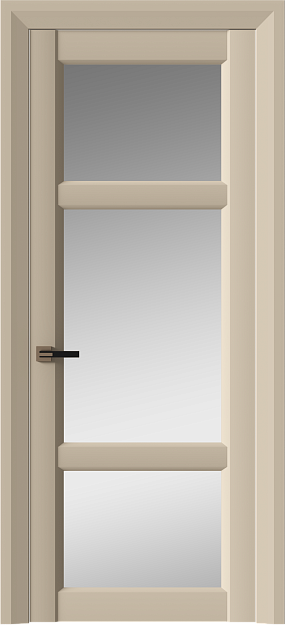 Межкомнатная дверь Siena Neo Classic Decoro, цвет - Бежевый Мел эмаль (RAL 075-80-10), Со стеклом (ДО)