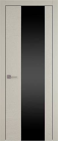 Дверь Tivoli Е-1 Серо-оливковая эмаль по шпону (RAL 7032) со стеклом