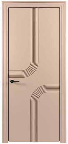 Дверь Armonia Moderno Серый цемент эмаль (RAL 060-70-10) без стекла