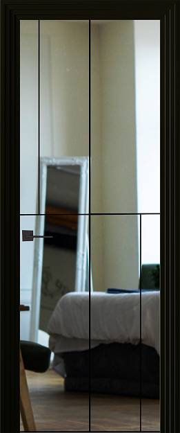 Межкомнатная дверь Tivoli А-1, цвет - Зеркало серебро Linea, Со стеклом (ДО)