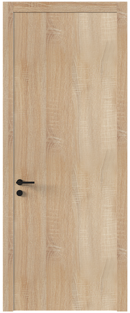 Межкомнатная дверь Tivoli А-1, Без стекла (ДГ), цвет - Дуб сонома светлый