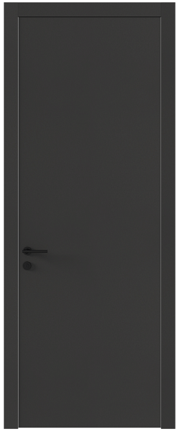 Межкомнатная дверь Tivoli А-1, Без стекла (ДГ), цвет - Диамант серый