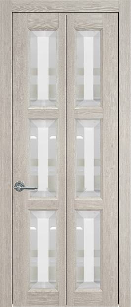 Межкомнатная дверь Porta Classic Milano, цвет - Серый дуб, Со стеклом (ДО)