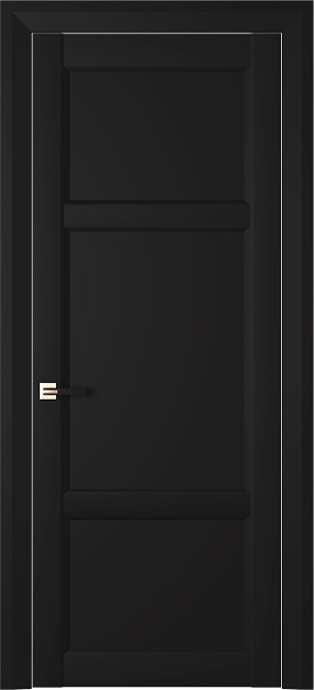 Межкомнатная дверь Siena Neo Classic Decoro, цвет - Чёрный ST, Без стекла (ДГ)