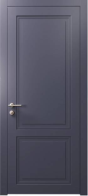 Межкомнатная дверь Dinastia Neo Classic, цвет - Графитово-серая эмаль (RAL 7024), Без стекла (ДГ)