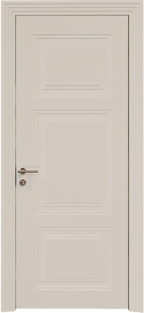 Межкомнатная дверь Siena Neo Classic Scalino, цвет - Бежевая эмаль по шпону (RAL 9010), Без стекла (ДГ)