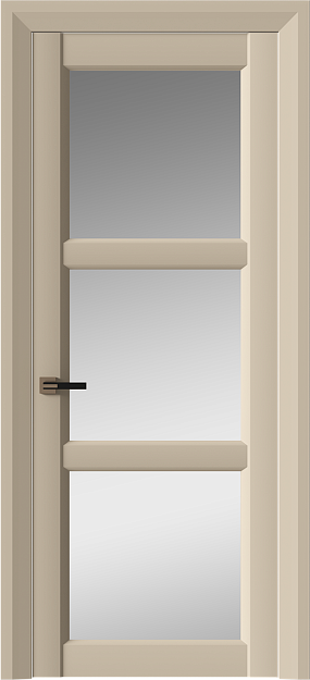 Межкомнатная дверь Milano Neo Classic Decoro, цвет - Бежевый Мел эмаль (RAL 075-80-10), Со стеклом (ДО)