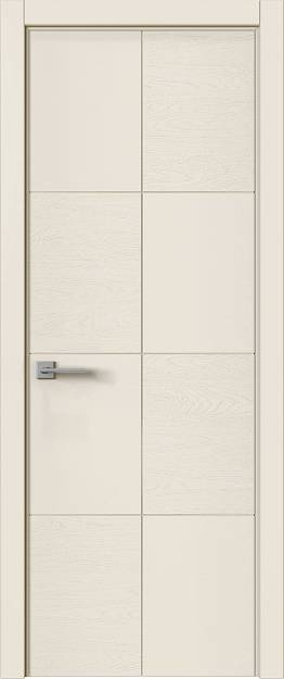 Межкомнатная дверь Tivoli Л-2, цвет - Жемчужная эмаль-эмаль по шпону (RAL 1013), Без стекла (ДГ)