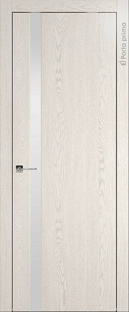 Межкомнатная дверь Torino, цвет - Белый ясень (nano-flex), Без стекла (ДГ)