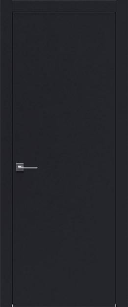 Межкомнатная дверь Tivoli А-2, цвет - Черная эмаль (RAL 9004), Без стекла (ДГ)