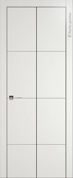 Межкомнатная дверь Tivoli Г-2 Книжка, цвет - Бежевая эмаль (RAL 9010), Без стекла (ДГ)