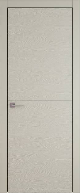 Межкомнатная дверь Tivoli Б-3, цвет - Серо-оливковая эмаль по шпону (RAL 7032), Без стекла (ДГ)
