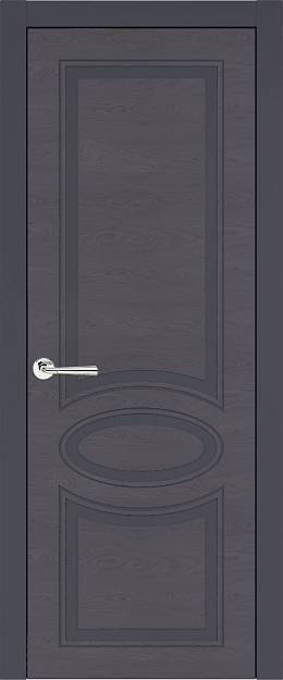 Межкомнатная дверь Florencia Neo Classic, цвет - Графитово-серая эмаль по шпону (RAL 7024), Без стекла (ДГ)
