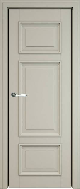 Межкомнатная дверь Siena LUX, цвет - Серо-оливковая эмаль (RAL 7032), Без стекла (ДГ)