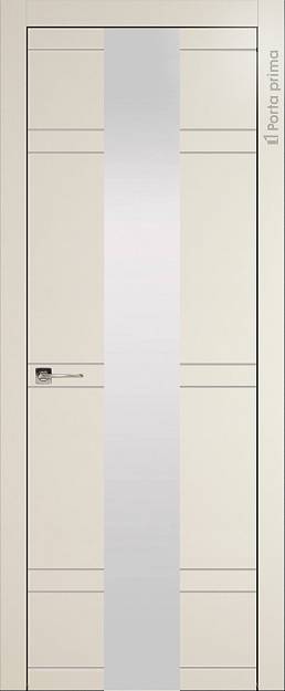 Межкомнатная дверь Tivoli Ж-4, цвет - Жемчужная эмаль (RAL 1013), Со стеклом (ДО)